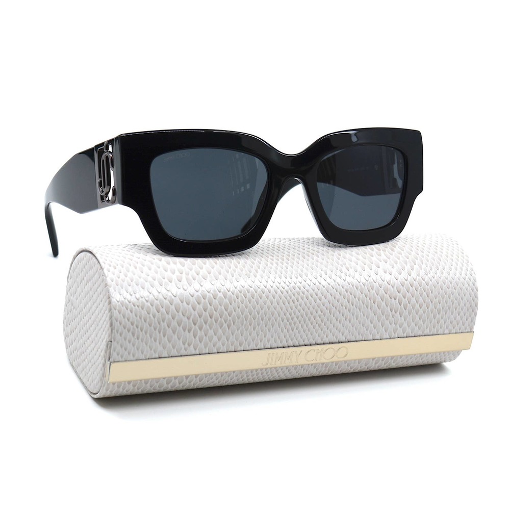 JIMMY CHOO NENA/S BLACK GREY WOMEN'S SUNGLASSES - Picture 5 of 14